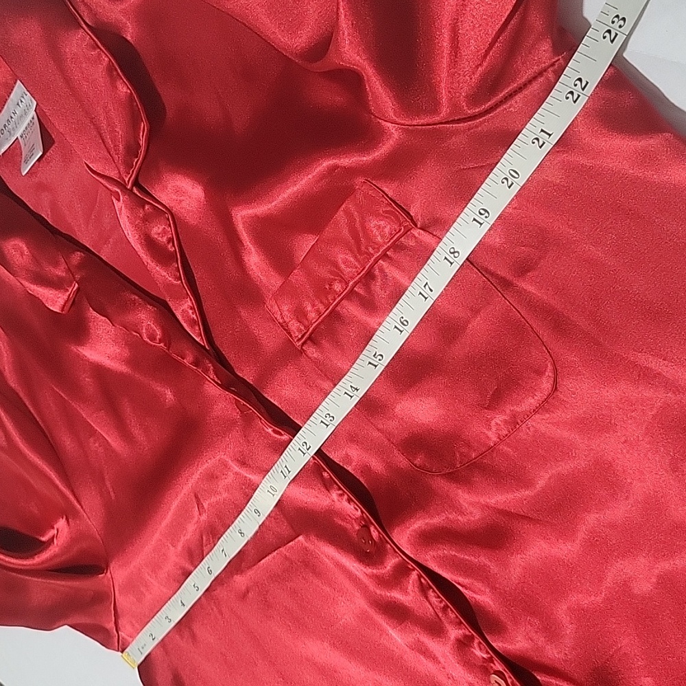 Morgan Tylor Women's Red Pajama Set Large - Picture 13 of 16